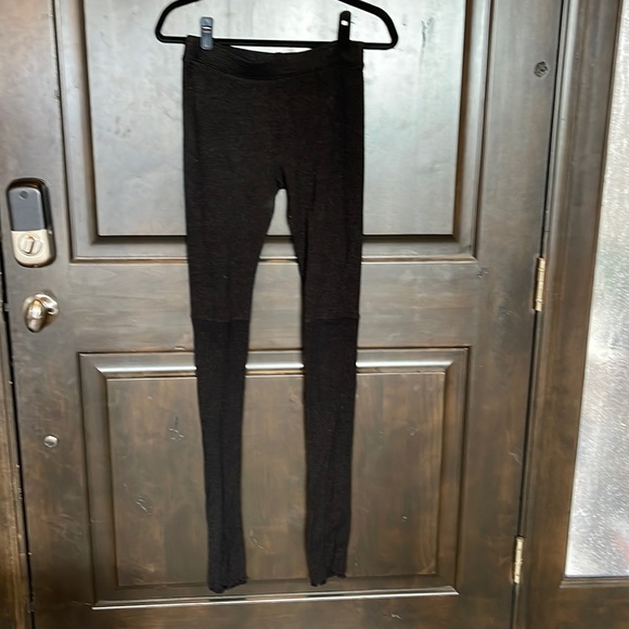 Free People Pants - Free People Black Sweater Leggings with Leg Warmers Size M